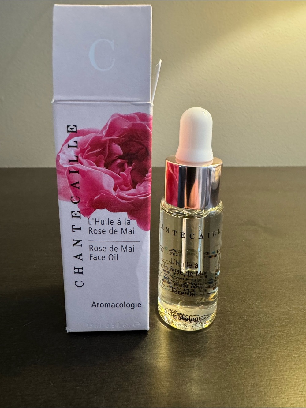 Chantecaille L’Huile Rose de Mai Face Oil .5 oz 15 ml NIB